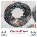 AutoExe Rear Brake Rotor Replacement Disc Set fits 03-12 RX-8 [SE3P]