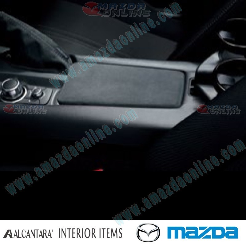 Mazda Genuino JDM Tapa de consola central de Alcantara compatible con Mazda MX-5 Miata 2016-2025 [ND, NE]