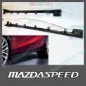 MazdaSpeed Side Skirt Extension Splitters fits 2015-2024 Mazda2 [DJ] QDJ151P10PZ