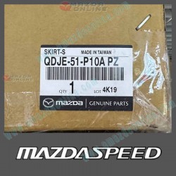 MazdaSpeed Side Skirt Extension Splitters fits 2015-2024 Mazda2 [DJ] QDJ151P10PZ