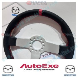 AutoExe LIMITED EDITION Leather Steering Wheel fits 89-97 Miata [NA8C, NA6EC] MNA137003