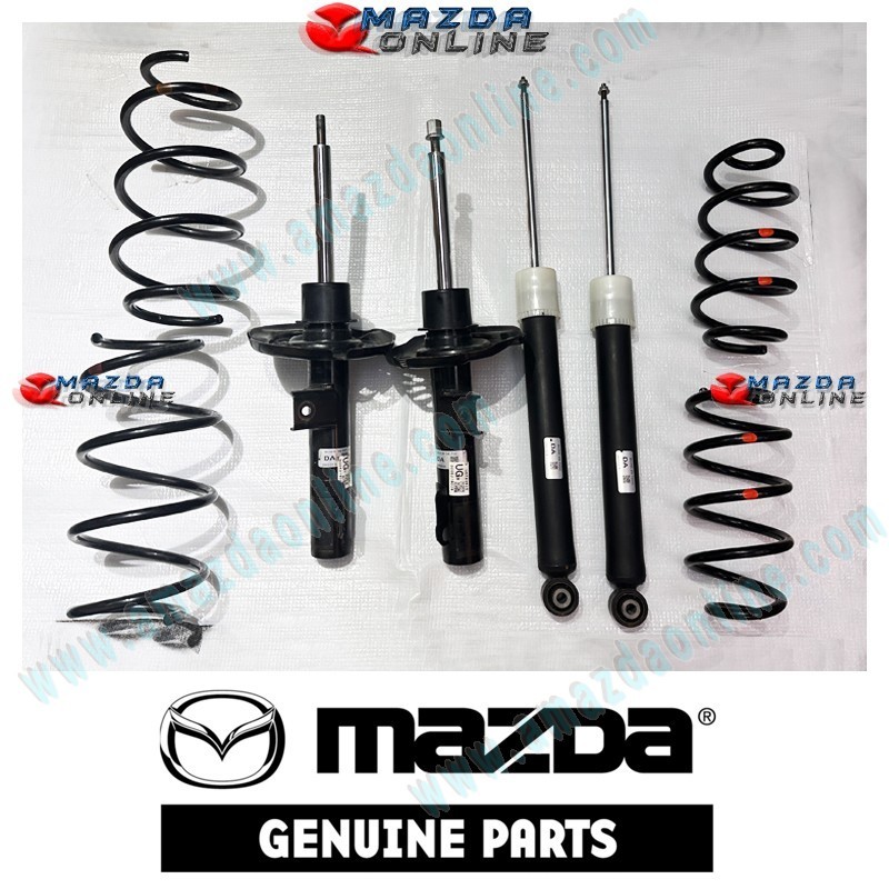 Mazda Accesorios Kit de amortiguadores y muelles delantero y trasero, compatible con Mazda3 19-25 (BP BR) MAZDAOEMM3SS01