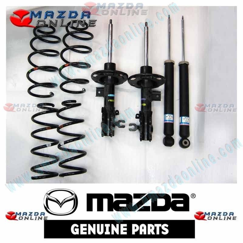 Mazda Accesorios Kit de amortiguadores y muelles delantero y trasero compatible con Mazda6 16-18 (GJ GL) MAZDAOEMM6SS01