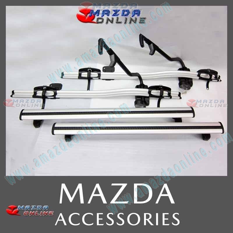 Mazda Accesorios Kit Thule 4 piezas para portaequipajes de techo y portabicicletas Mazda CX-5 17-25 (KF)