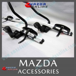Mazda Accesorios Barras transversales de techo de aluminio, compatible con Mazda CX-5 17-25 (KF) KB8N-V3-840
