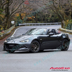 AutoExe Dry Carbon Front Under Spoiler fits 15-26 Mazda MX-5 Miata (ND,NE) and Miata RF