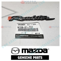 Mazda Original Roadster Rear Emblem N159-51-721 fits 05-15 Mazda MX-5 Miata (NC)