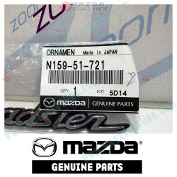 Mazda Original Roadster Rear Emblem N159-51-721 fits 05-15 Mazda MX-5 Miata (NC)