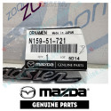 Mazda Original Roadster Rear Emblem N159-51-721 fits 05-15 Mazda MX-5 Miata (NC)
