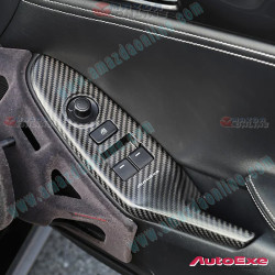 AutoExe Carbon Fibre Door Control Panel Covers fits 15-26 MX-5 Miata (ND,NE)