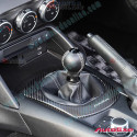 AutoExe Carbon Fibre Shifter Surround Cover fits 15-26 MX-5 Miata (ND,NE)