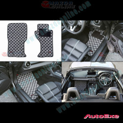 AutoExe Sport Interior Floor Mats with Heel Pad fits 15-26 MX-5 Miata (ND,NE)