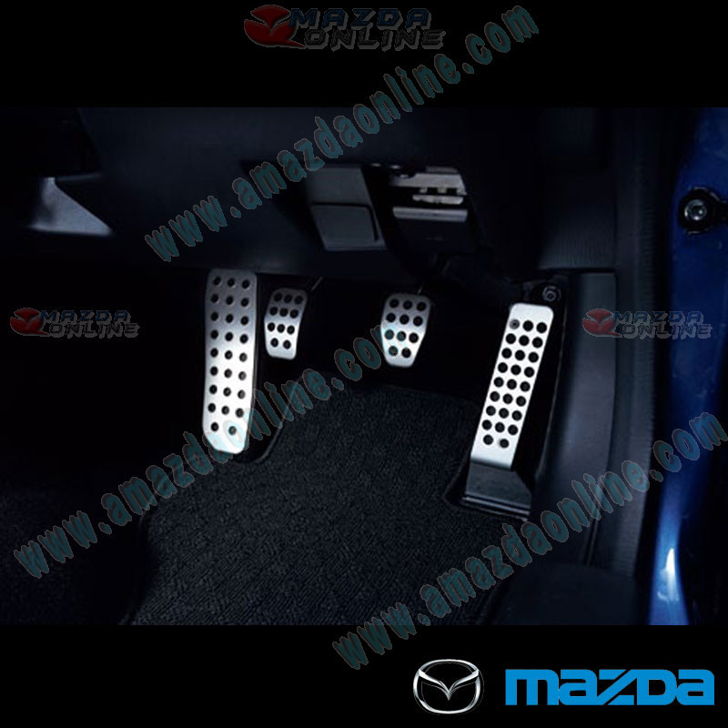 Genuine Mazda JDM Alloy Sport Pedal Set fits 17-26 MX-5 Miata (ND,NE)