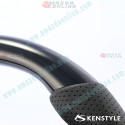Kenstyle Flat Bottomed Leather and Piano Black Steering Wheel fits 13-16 Mazda CX-5 [KE]