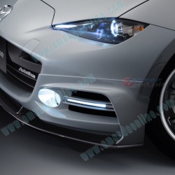 AutoExe Front Cover Aero Kit include LED Daytime Running Light Bar fits 2015-2023 Miata [ND]