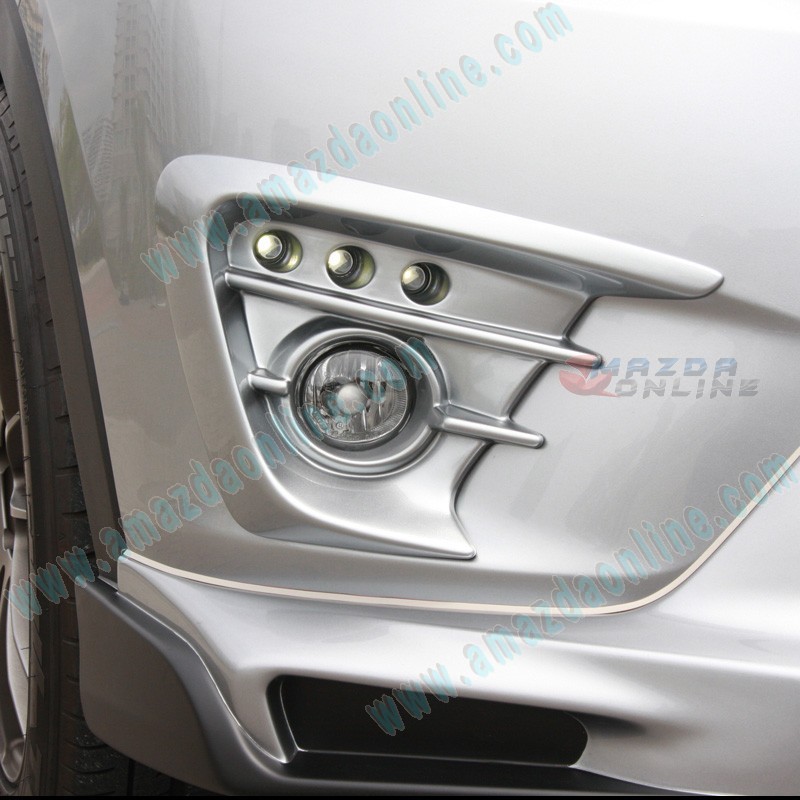 AutoExe Luz Diurna LED con Cubierta de Limpara de Niebla para 2013-2016 Mazda CX-5 [KE]