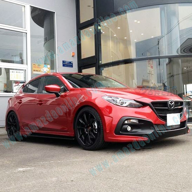 13-16 Mazda3 [BM] 5-Door KnightSports Side Skirt Extension