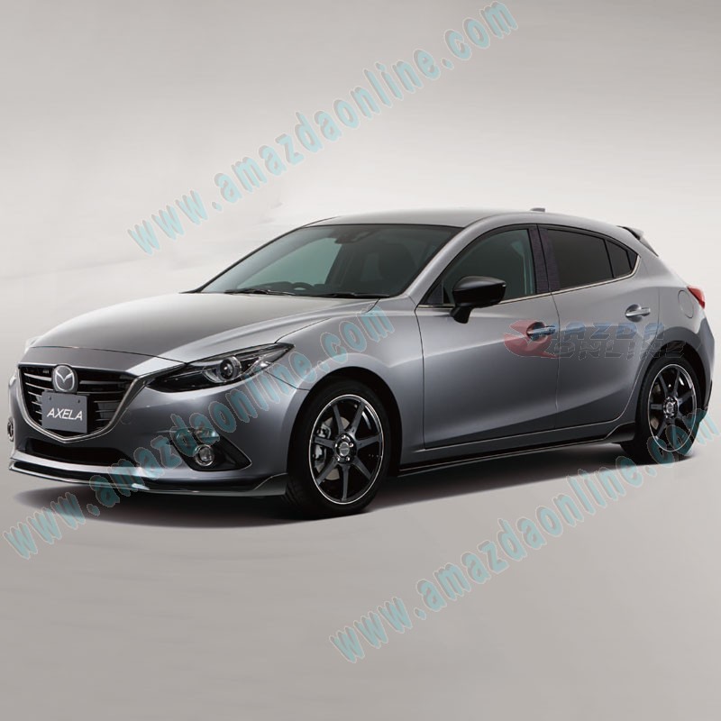13-16 Mazda3 [BM] MazdaSpeed Side Skirt Extension Splitters