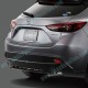 MazdaSpeed Rear Lower Lip Spoiler fits 13-16 Mazda3 [BM] 5-Door