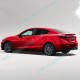 MazdaSpeed Rear Lower Lip Spoiler fits 13-16 Mazda3 [BM] Sedan