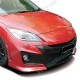 KnightSports Headlight Eyelid Eyebrow Trim fits 11-13 Mazda3 [BL]