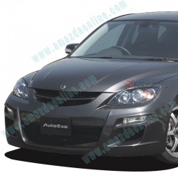 AutoExe Front Bumper with Grill Aero Kit fits 07-09 Mazdaspeed3 [BK3P]