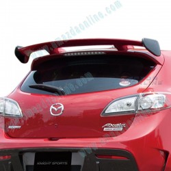 KnightSports Rear Roof Spoiler fits 10-13 Mazdaspeed3 [BL3FW]