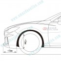 AutoExe Parachoques Delantero con Kit Aero de Parrilla para 2013-2015 Mazda6 [GJ]