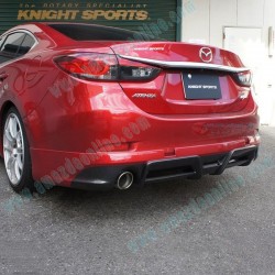 KnightSports Rear Lower Diffuser Spoiler Splitter fits 13-15 Mazda6 [GJ] Sedan