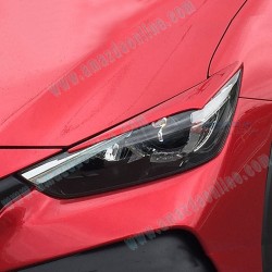 KnightSports Headlight Eyelid Eyebrow Trim fits 2015-2024 Mazda CX-3 [DK]
