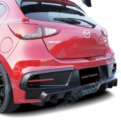 KnightSports Rear Bumper Cover Aero Kit fits 2015-2023 Mazda2 [DJ]