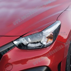 KnightSports Headlight Eyelid Eyebrow Trim fits 2015-2021 Mazda2 [DJ]