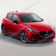 MazdaSpeed Front Lower Lip Spoiler fits 2015-2023 Mazda2 [DJ]