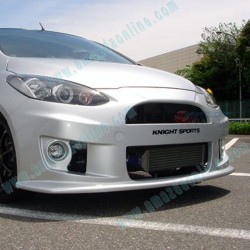 KnightSports Parachoques Delantero con Kit Aero y Parrilla Tipo-2 para 2007-2014 Mazda2 [DE]