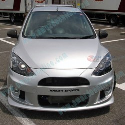 KnightSports Parachoques Delantero con Kit Aero y Parrilla Tipo-2 para 2007-2014 Mazda2 [DE]