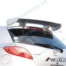 KnightSports Rear Roof Spoiler fits 07-14 Mazda2 [DE]