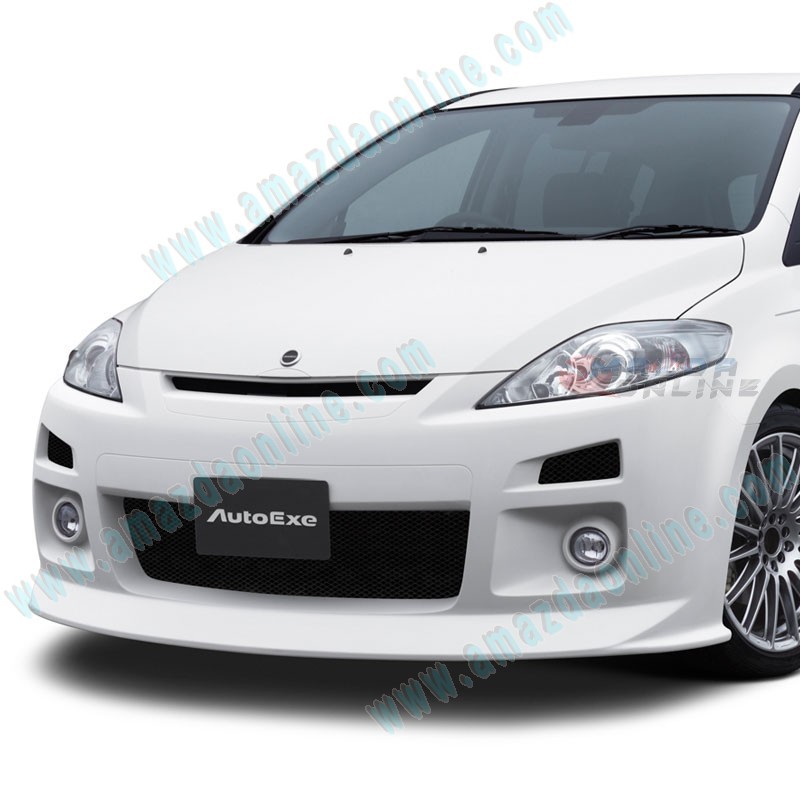 AutoExe Parachoques Delantero con Kit Aero de Parrilla [Premacy02] para 2005-2007 Mazda5 [CR]