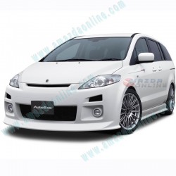 AutoExe Parachoques Delantero con Kit Aero de Parrilla [Premacy02] para 2005-2007 Mazda5 [CR]