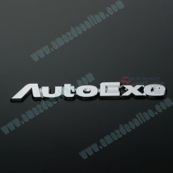 AutoExe Chrome Emblem Badge A12300-02