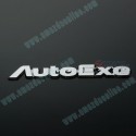 AutoExe Emblema Cromado de Logo