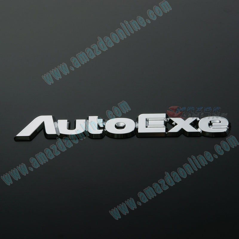 AutoExe Emblema Cromado de Logo