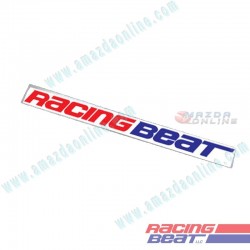 Racing Beat Sticker de Logo [Negro/Blanco/Multi]