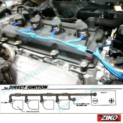 ZIKO Grounding Wire Cable Earth System Kit fits Subaru Horizontal Boxer 4Cylinder