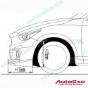 AutoExe Kit Aero de Parachoques Delantero con Parrilla para 2017-2018 Mazda2 [DJ]