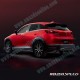 MazdaSpeed Rear Lower Diffuser Spoiler Package fits 2015-2023 Mazda CX-3 [DK]