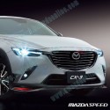 MazdaSpeed Alerin de Labio Inferior para 2015-2023 Mazda CX-3 [DK]