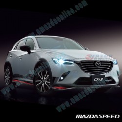 MazdaSpeed Alerin de Labio Inferior para 2015-2023 Mazda CX-3 [DK]