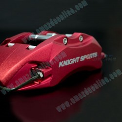 KnightSports Kit de Frenos Deportivos 6-POT con Caliper Cromado 2013-2025 Mazda6 [GJ,GL]