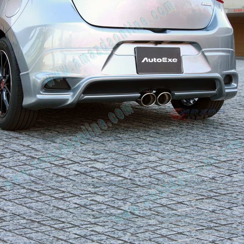 AutoExe Center-exit Dual Tip Exhaust Muffler 2015+ Mazda2 [DJ] | A