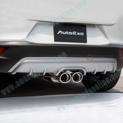 AutoExe Center-exit Dual Tip Exhaust Muffler fits 2015-2023 Mazda CX-3 [DK] SkyActiv-D